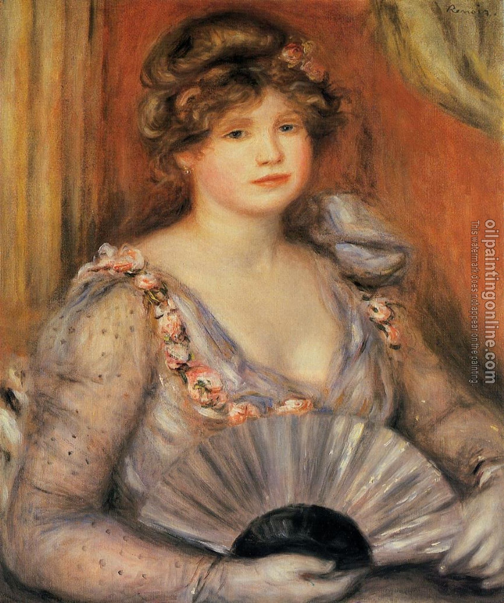 Renoir, Pierre Auguste - Woman with a Fan
